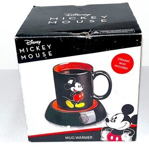 New Disney Classic Mickey Mouse Coffee Tea 10 oz Ceramic Mug Warmer Red …